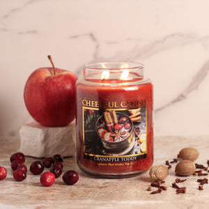 Cranapple Toddy - 24 oz Cheerful Candle