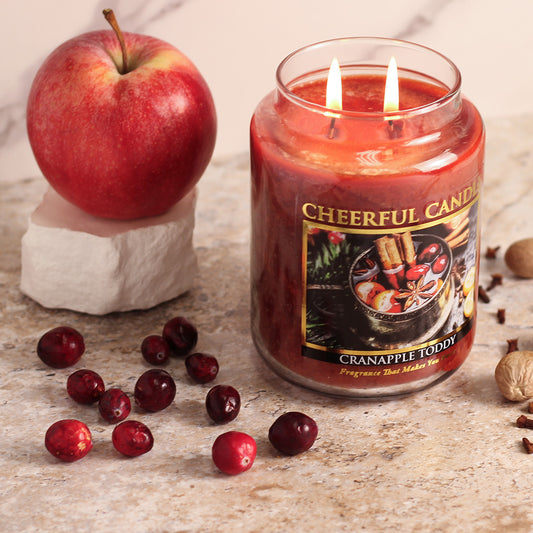 Cranapple Toddy - 24 oz Cheerful Candle