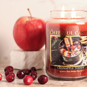 Cranapple Toddy - 24 oz Cheerful Candle