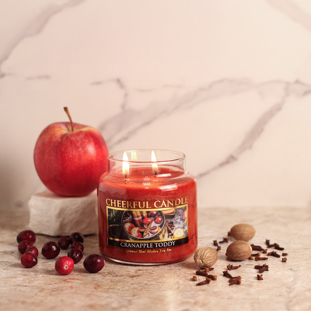 Cranapple Toddy - 16 oz Cheerful Candle