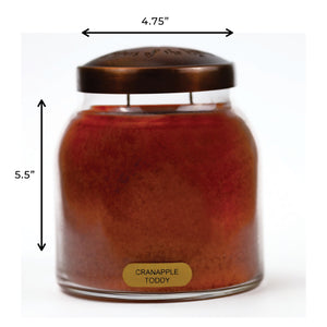 Cranapple Toddy - 34 oz Papa Candle