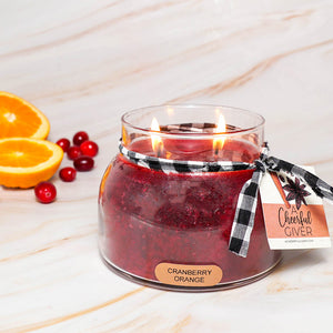 Cranberry Orange Scented Candle - 22 oz, Double Wick, Mama Jar