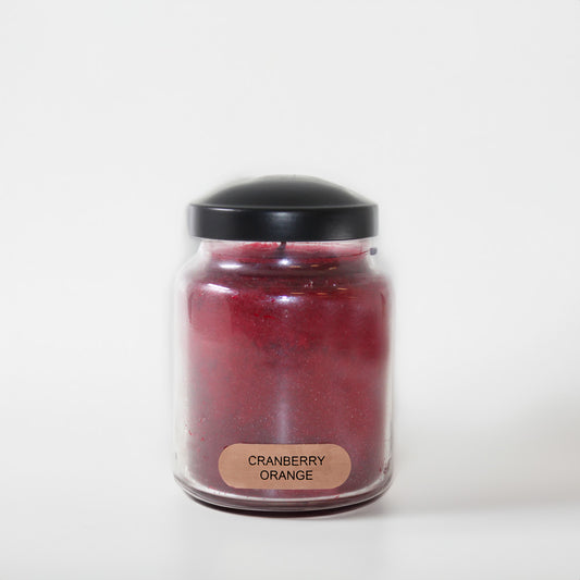 Cranberry Orange Scented Candle - 6 oz, Single Wick, Baby Jar