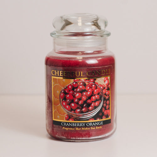 Cranberry Orange - 24 oz Cheerful Candle