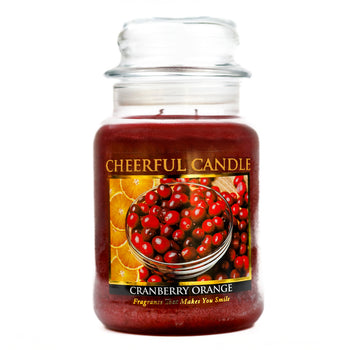 Cranberry Orange - 24 oz Cheerful Candle