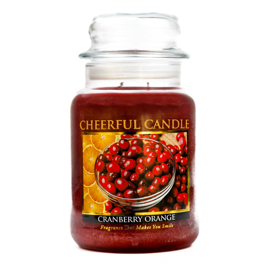 Cranberry Orange - 24 oz Cheerful Candle
