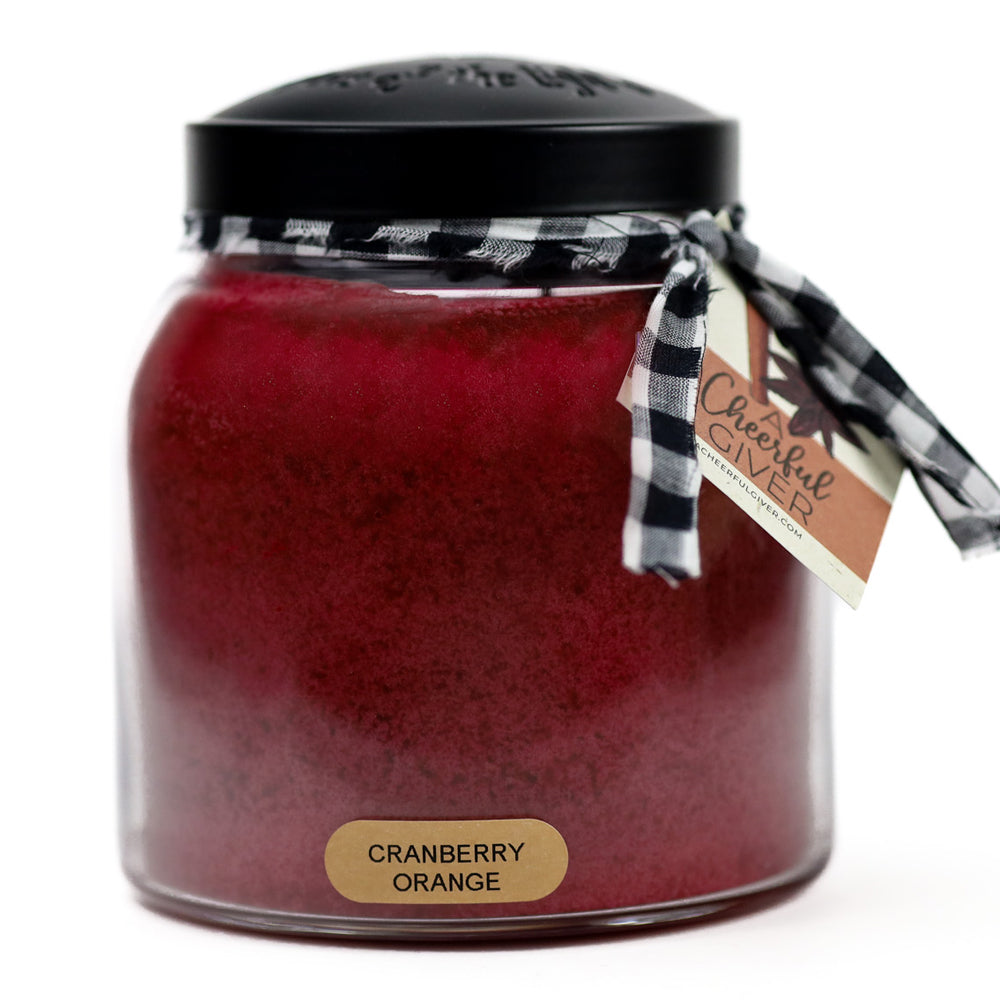 Orange Cinnamon Clove 34oz Jar Candle | A Cheerful Giver