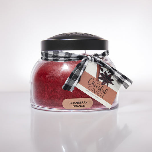 Cranberry Orange Scented Candle - 22 oz, Double Wick, Mama Jar