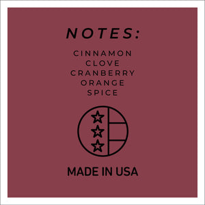 Cranberry Orange - 6 oz Cheerful Candle