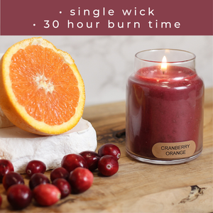 Cranberry Orange - 6 oz Baby Candle