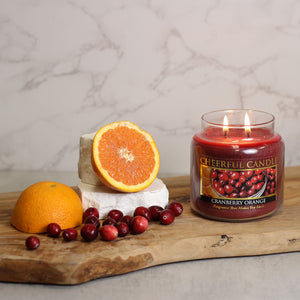 Cranberry Orange - 16 oz Cheerful Candle