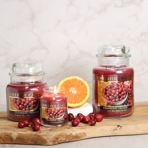 Cranberry Orange - 16 oz Cheerful Candle