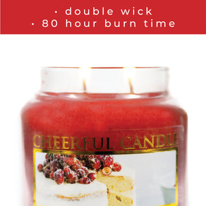 Cranberry Vanilla - 16 oz Cheerful Candle