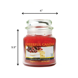 Cranberry Vanilla - 16 oz Cheerful Candle