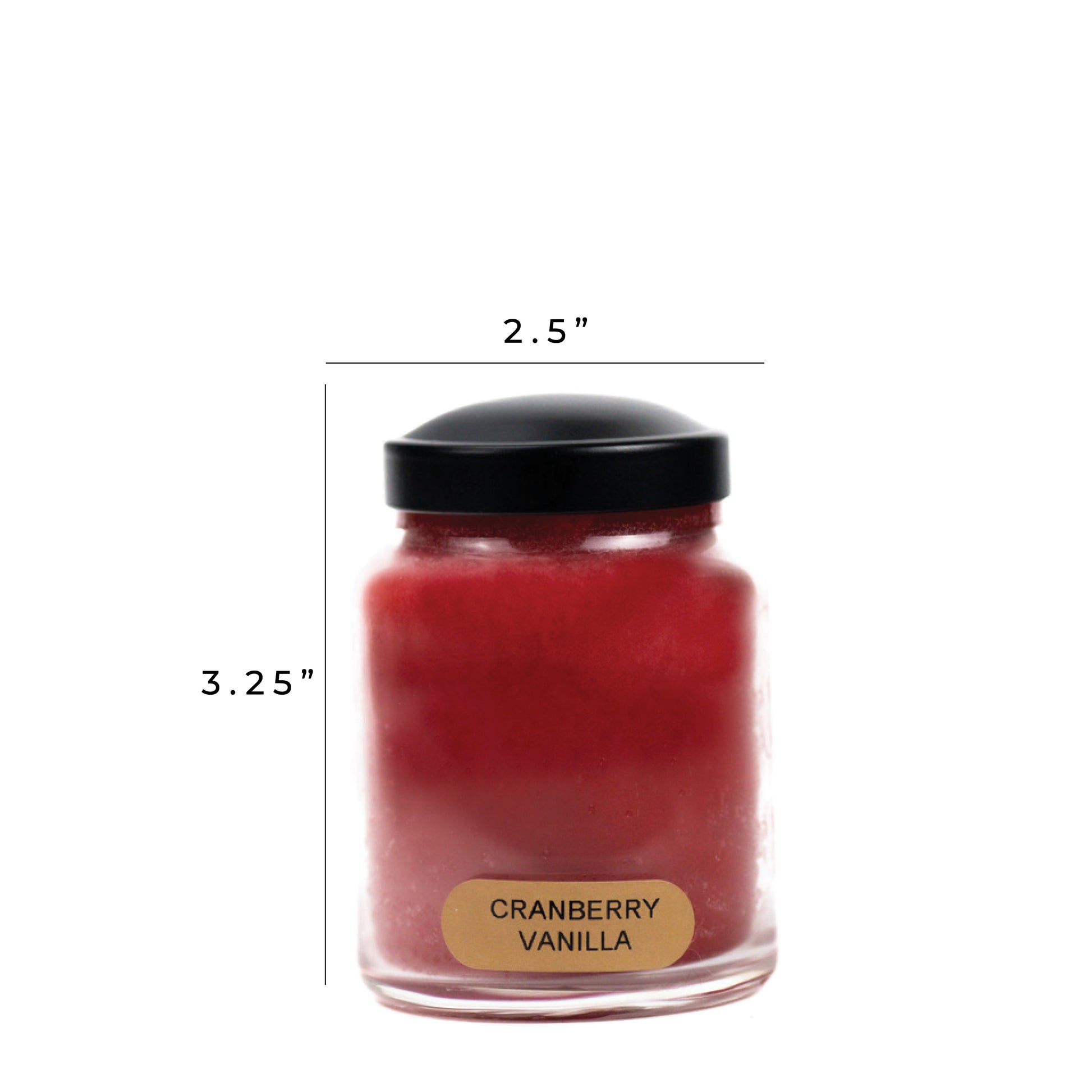 Cranberry Vanilla - 6 oz Baby Candle