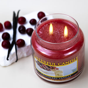 Cranberry Vanilla - 16 oz Cheerful Candle - Product Image by A Cheerful Giver