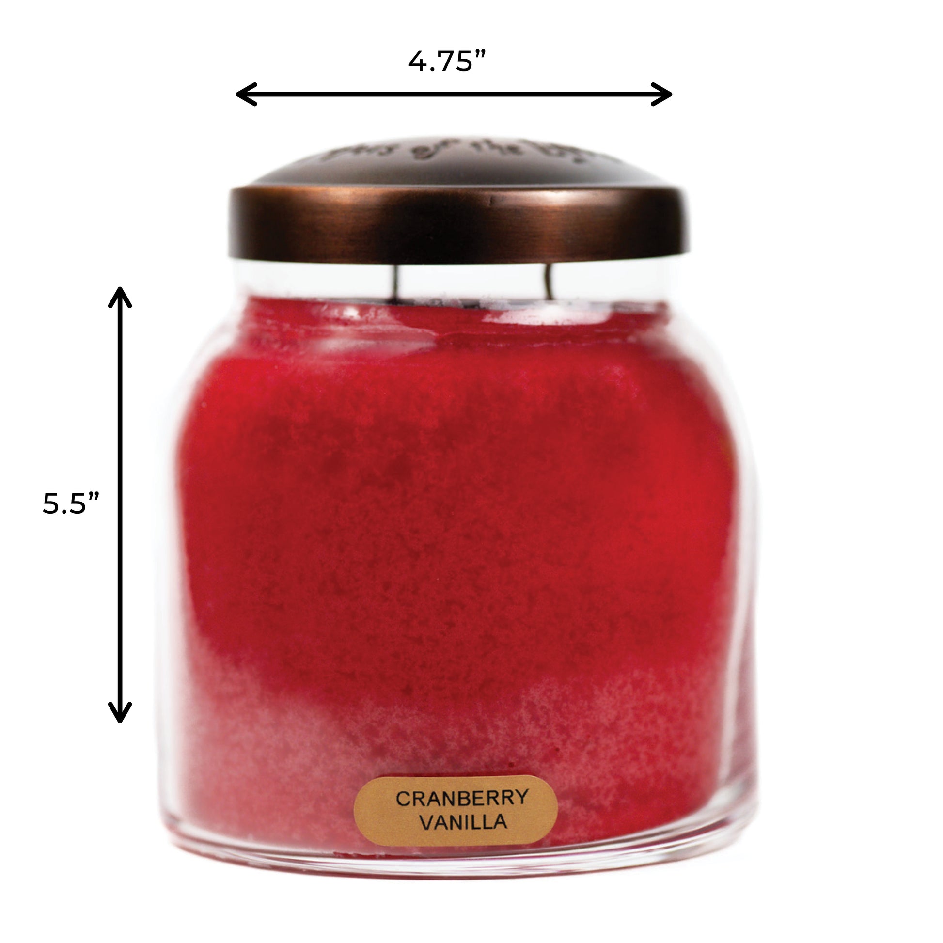Cranberry Vanilla - 34 oz Papa Candle