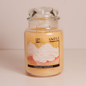 Creamy Vanilla - 24 oz Cheerful Candle