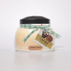 Creamy Vanilla Scented Candle - 22 oz, Double Wick, Mama Jar