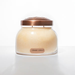 Creamy Vanilla Scented Candle - 22 oz, Double Wick, Mama Jar