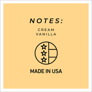 Creamy Vanilla - 6 oz Cheerful Candle