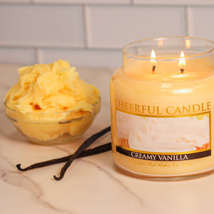 Creamy Vanilla - 16 oz Cheerful Candle