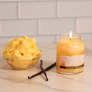 Creamy Vanilla - 6 oz Cheerful Candle