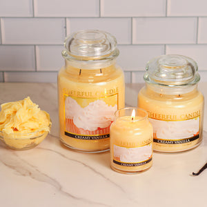 Creamy Vanilla - 24 oz Cheerful Candle