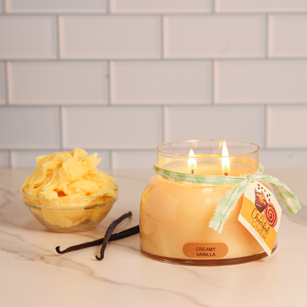 Creamy Vanilla - 22 oz Mama Candle