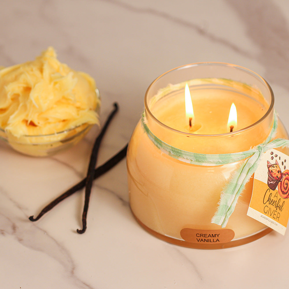 Creamy Vanilla - 22 oz Mama Candle