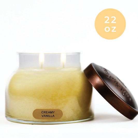 Creamy Vanilla - 22 oz Mama Candle