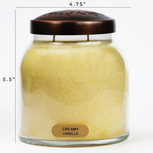 Creamy Vanilla - 34 oz Papa Candle