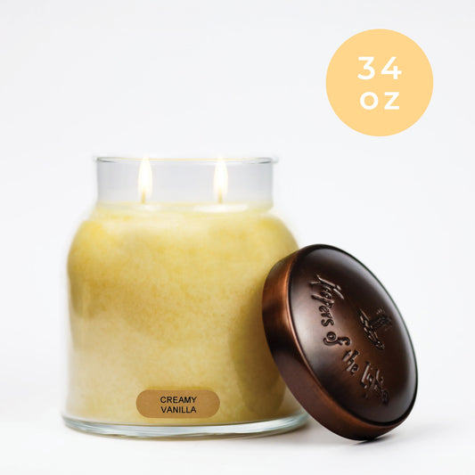 Creamy Vanilla - 34 oz Papa Candle