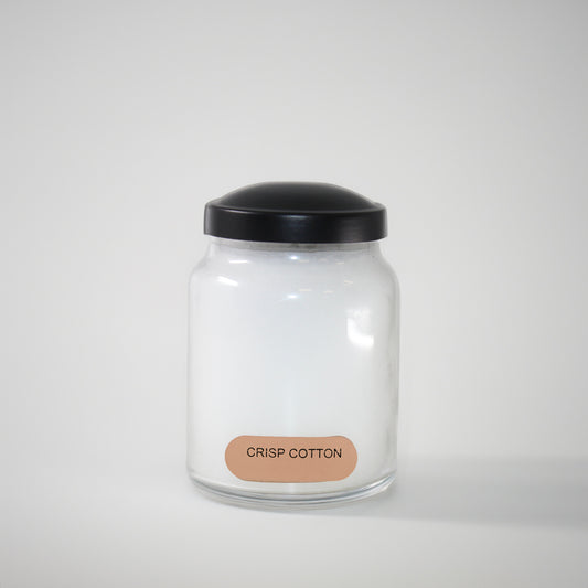Crisp Cotton Scented Candle - 6 oz, Single Wick, Baby Jar