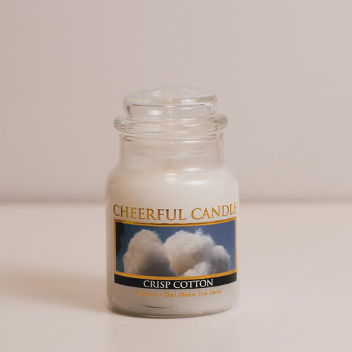 Crisp Cotton - 6 oz Cheerful Candle