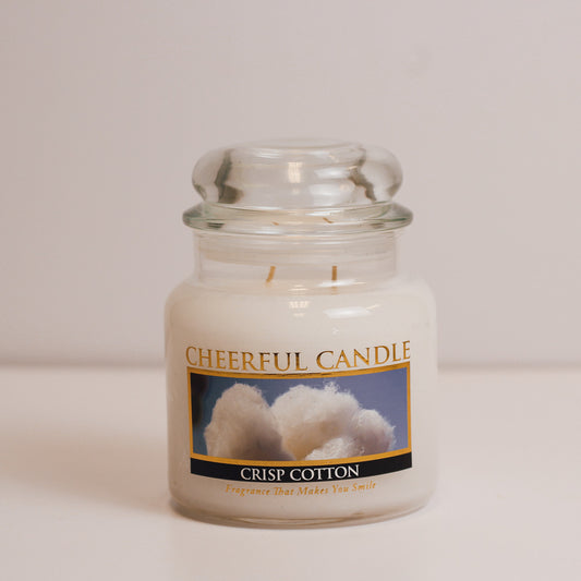 Crisp Cotton - 16 oz Cheerful Candle