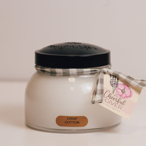 Crisp Cotton - 22 oz Mama Candle