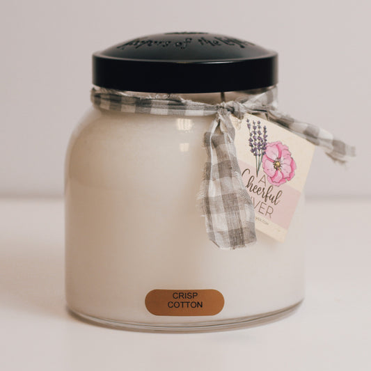 Crisp Cotton - 34 oz Papa Candle