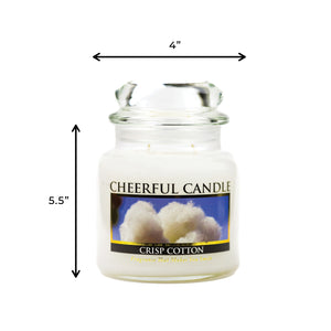 Crisp Cotton - 16 oz Cheerful Candle