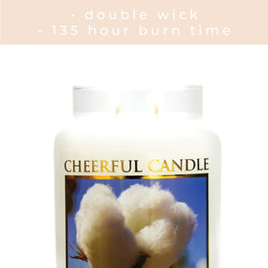 Crisp Cotton - 24 oz Cheerful Candle