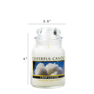 Crisp Cotton - 6 oz Cheerful Candle