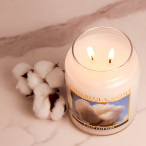 Crisp Cotton - 24 oz Cheerful Candle