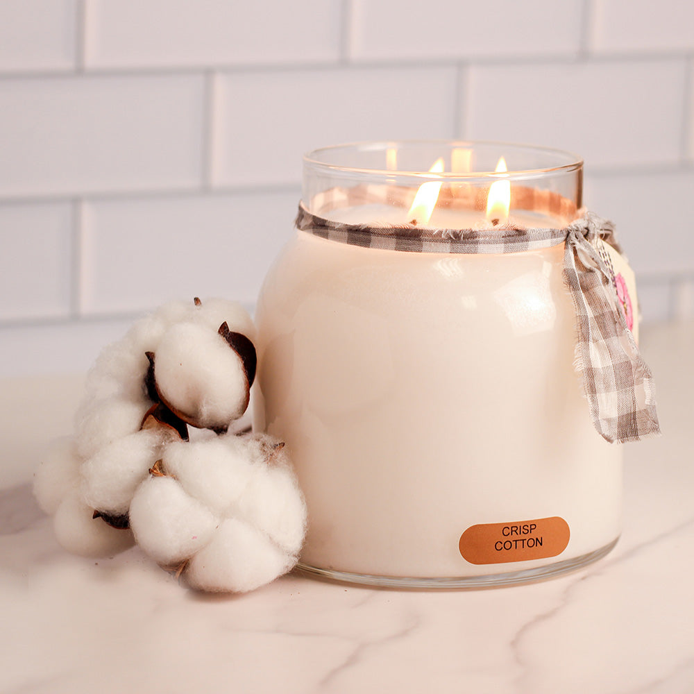 Crisp Cotton - 34 oz Papa Candle