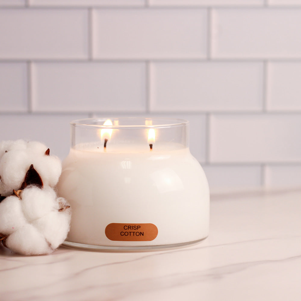 Crisp Cotton - 22 oz Mama Candle