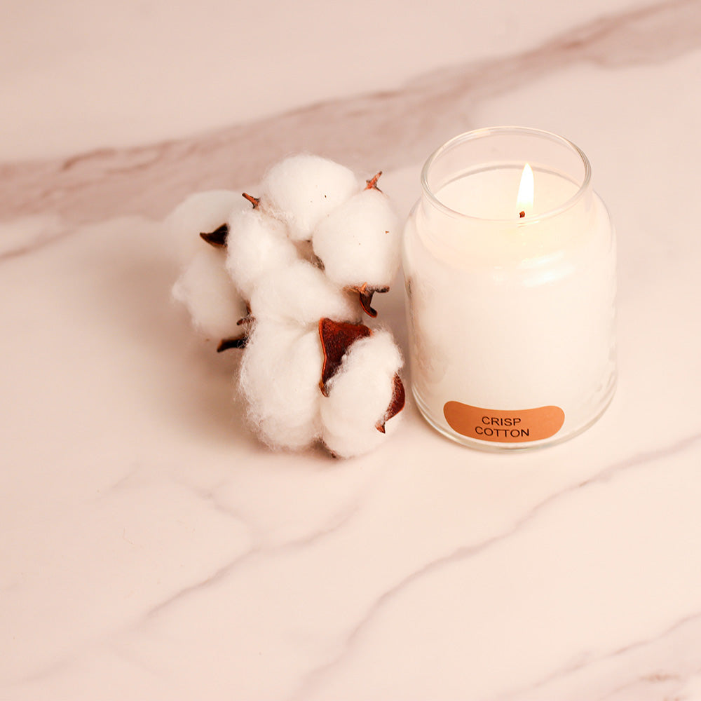 Crisp Cotton - 6 oz Baby Candle