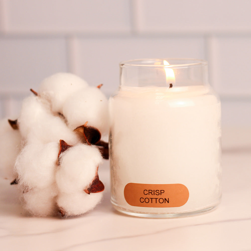 Crisp Cotton - 6 oz Baby Candle