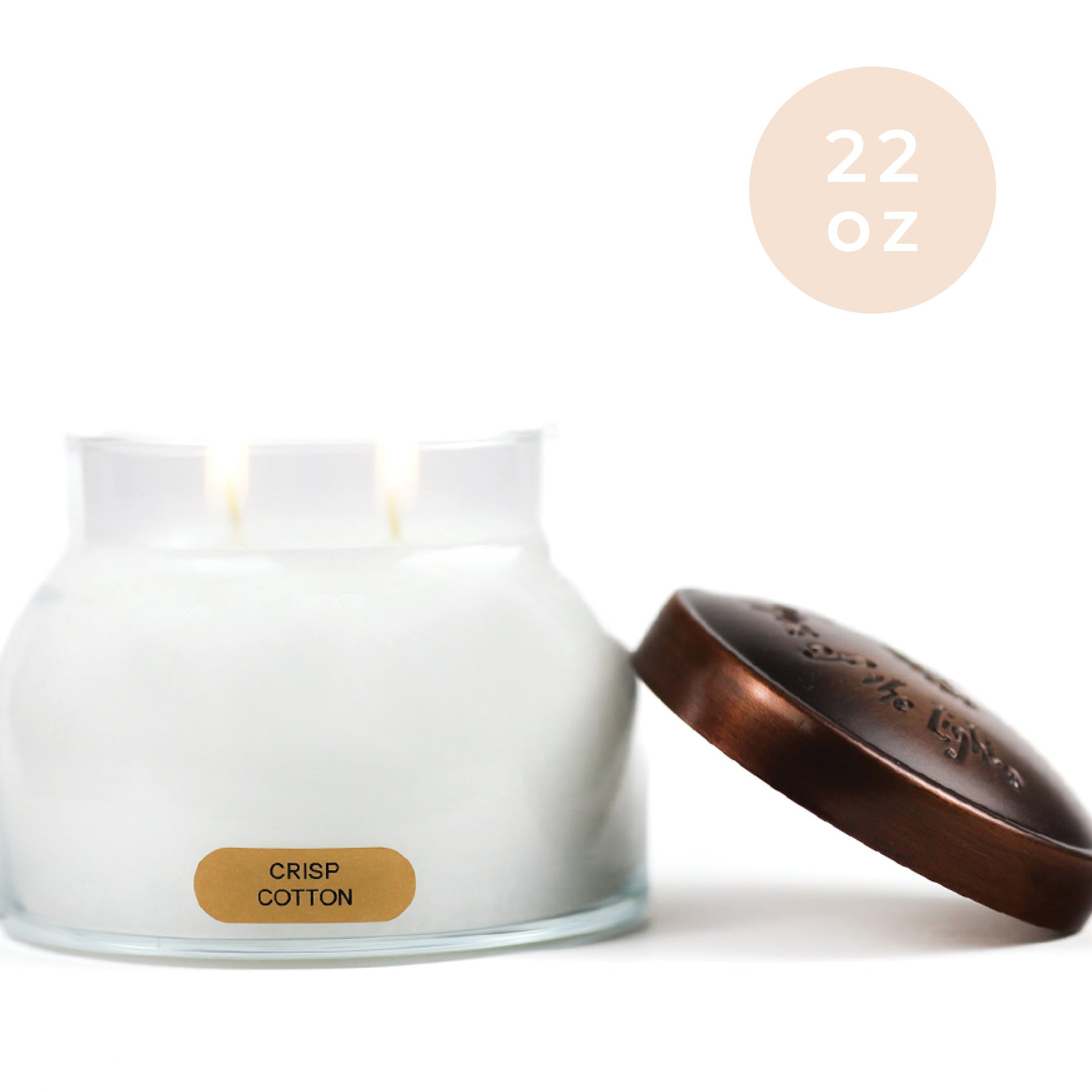 Crisp Cotton - 22 oz Mama Candle