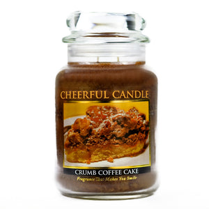 Crumb Coffee Cake - 24 oz Cheerful Candle