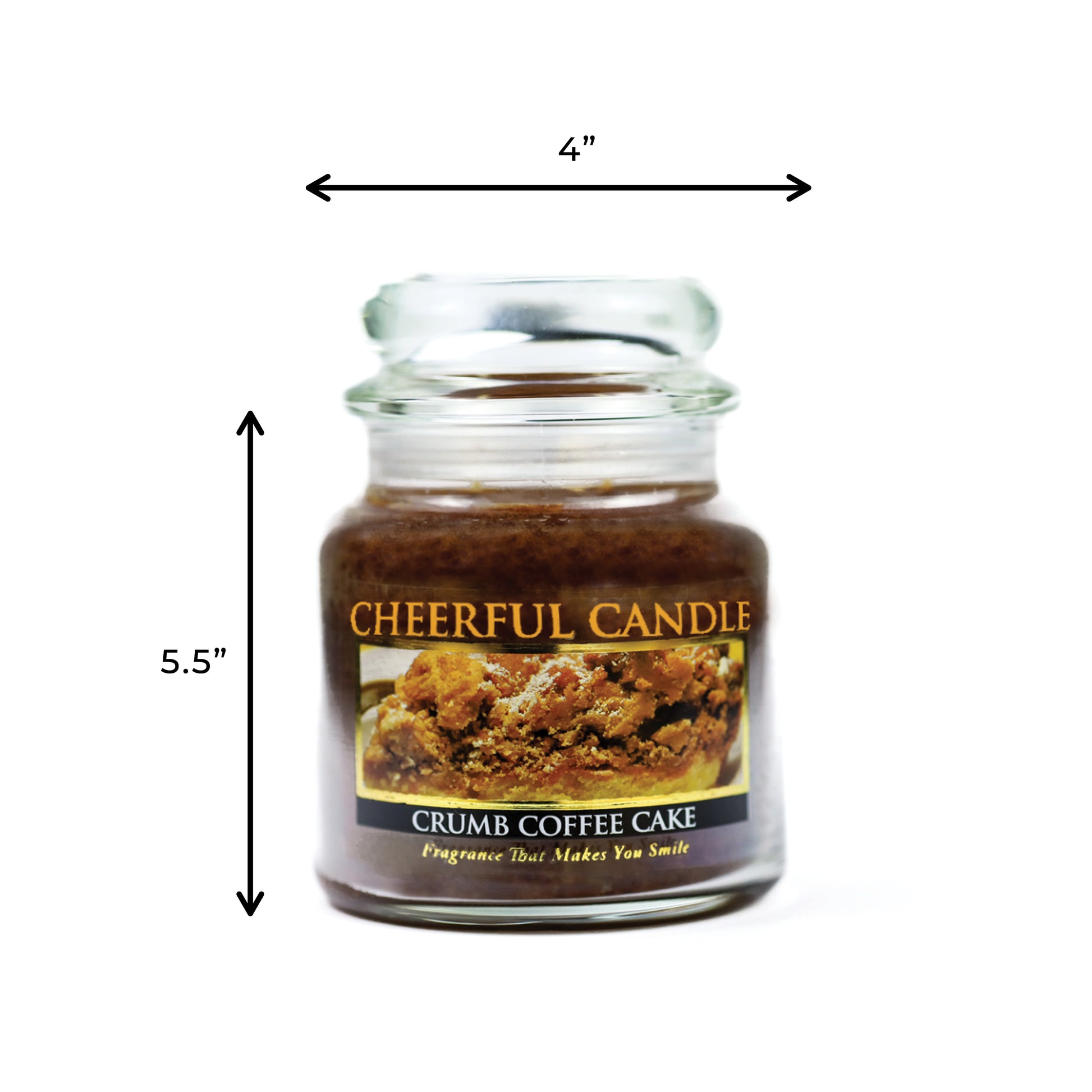 Crumb Coffee Cake - 16 oz Cheerful Candle