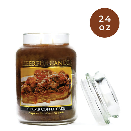 Crumb Coffee Cake - 24 oz Cheerful Candle